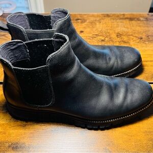 Cole Haan Zero Grand C30163 Black Leather Chukka Boots